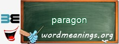 WordMeaning blackboard for paragon